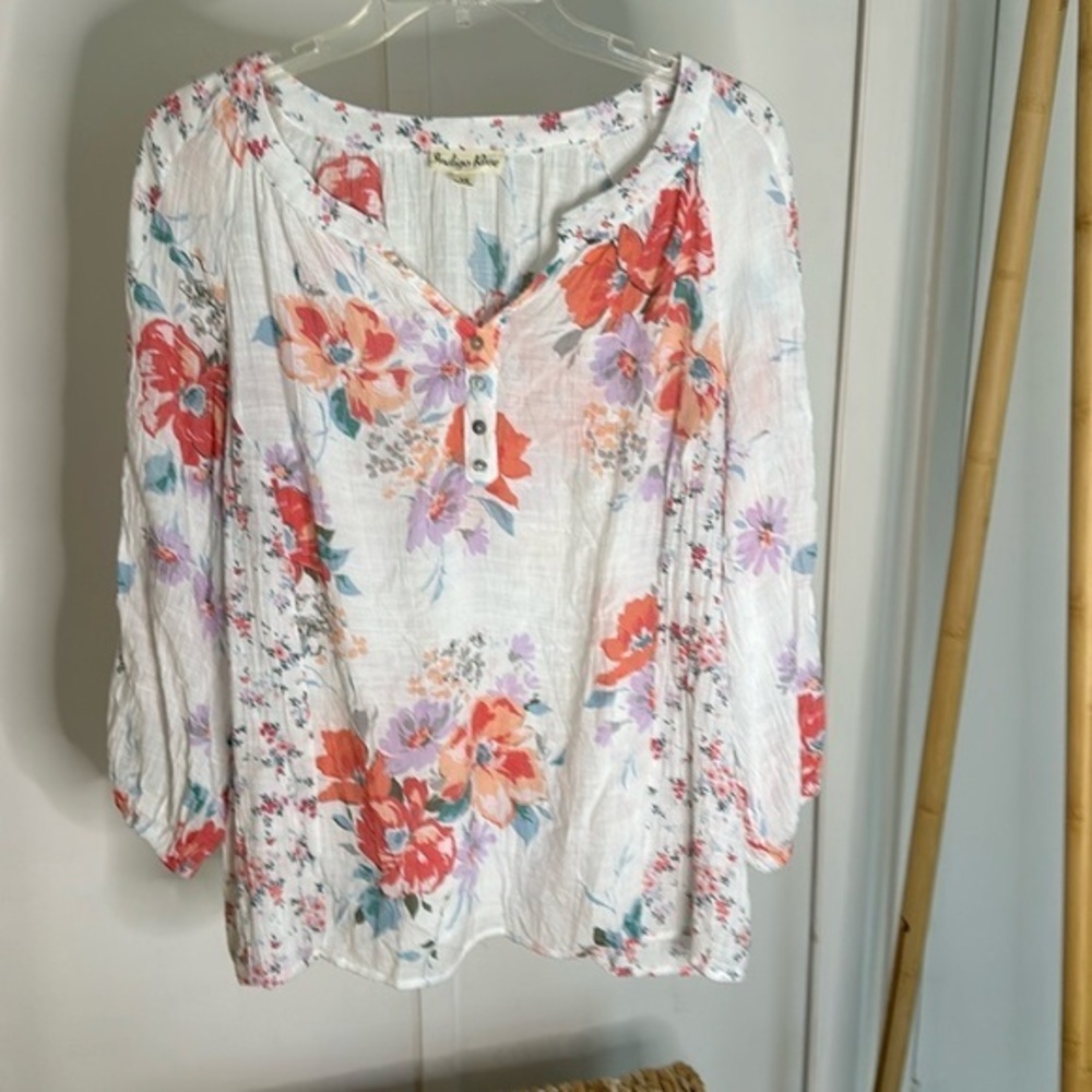 Indigo‎ Rose blouse size 1x - Picture 10 of 11
